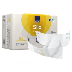 Abena Unisex Adult Incontinence Brief Abena® Slip Premium S2 Small Disposable Heavy Absorbency