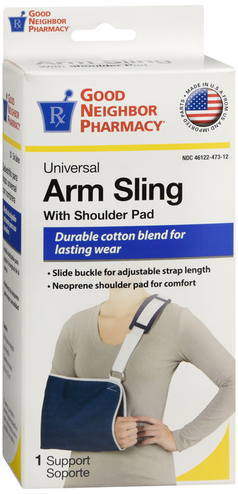 Universal Arm Sling w/Shoulder Pad Navy