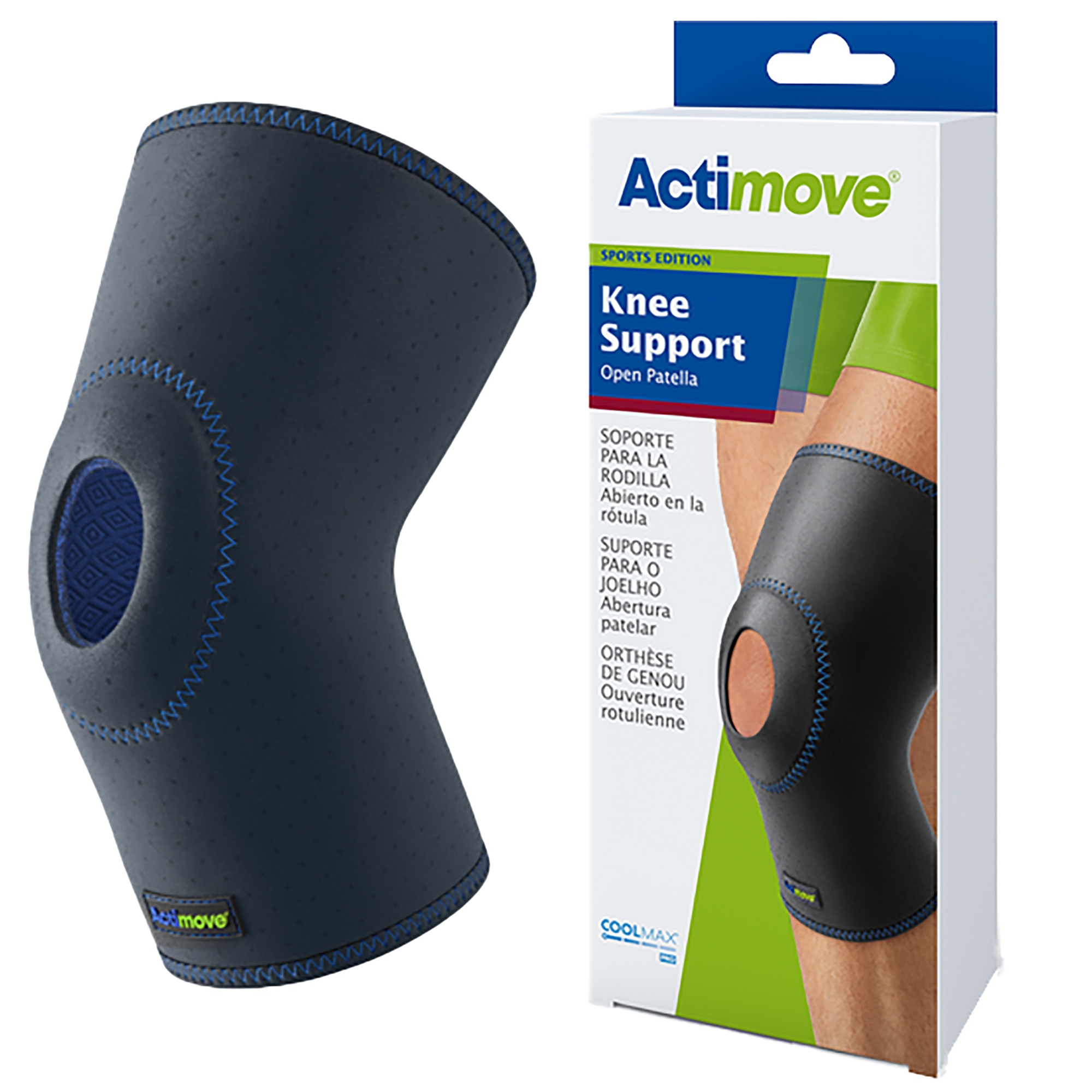 Knee Support Actimove® Sports Edition Small Without Fastening 14 to 16 Inch Thigh Circumference Left or Right Knee