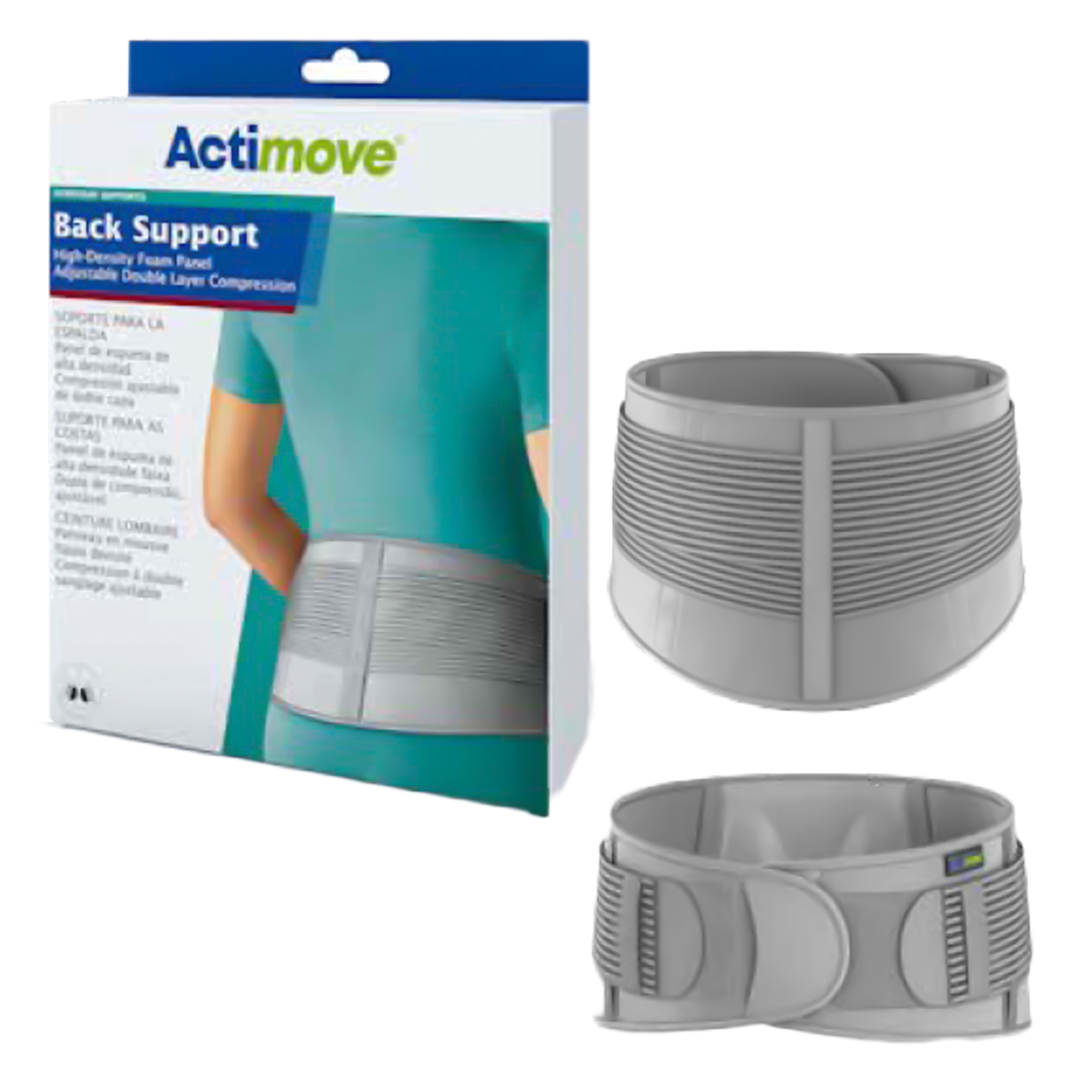 Back Support Actimove® Everyday Supports Large, X-Large Hook and Loop Closure 37 to 45 Inch Waist Circumference Adult