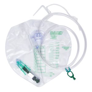 Urinary Drain Bag Medline® Anti-Reflux Valve Sterile 2,000 mL Vinyl