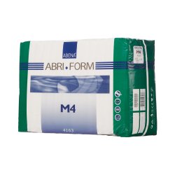 Unisex Adult Incontinence Brief Abri-Form Comfort M4 Medium Disposable Heavy Absorbency
