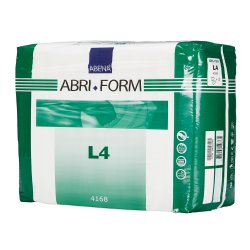 Unisex Adult Incontinence Brief Abri-Form Comfort L4 Large Disposable Heavy Absorbency