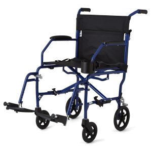 TRANSPORT CHAIR, ULTRALIGHT, BLUE
