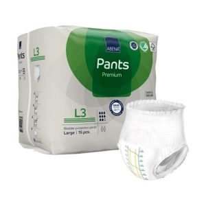 Abena Premium Pants L3 Pull On with Tear Away Seams Large Disposable Moderate Absorbency