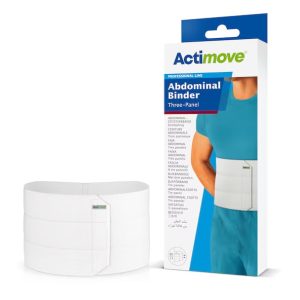 Abdominal Binder Actimove® Large Hook and Loop Closure 61 to 76-3/4 Inch Waist Circumference 9 Inch Height Adult