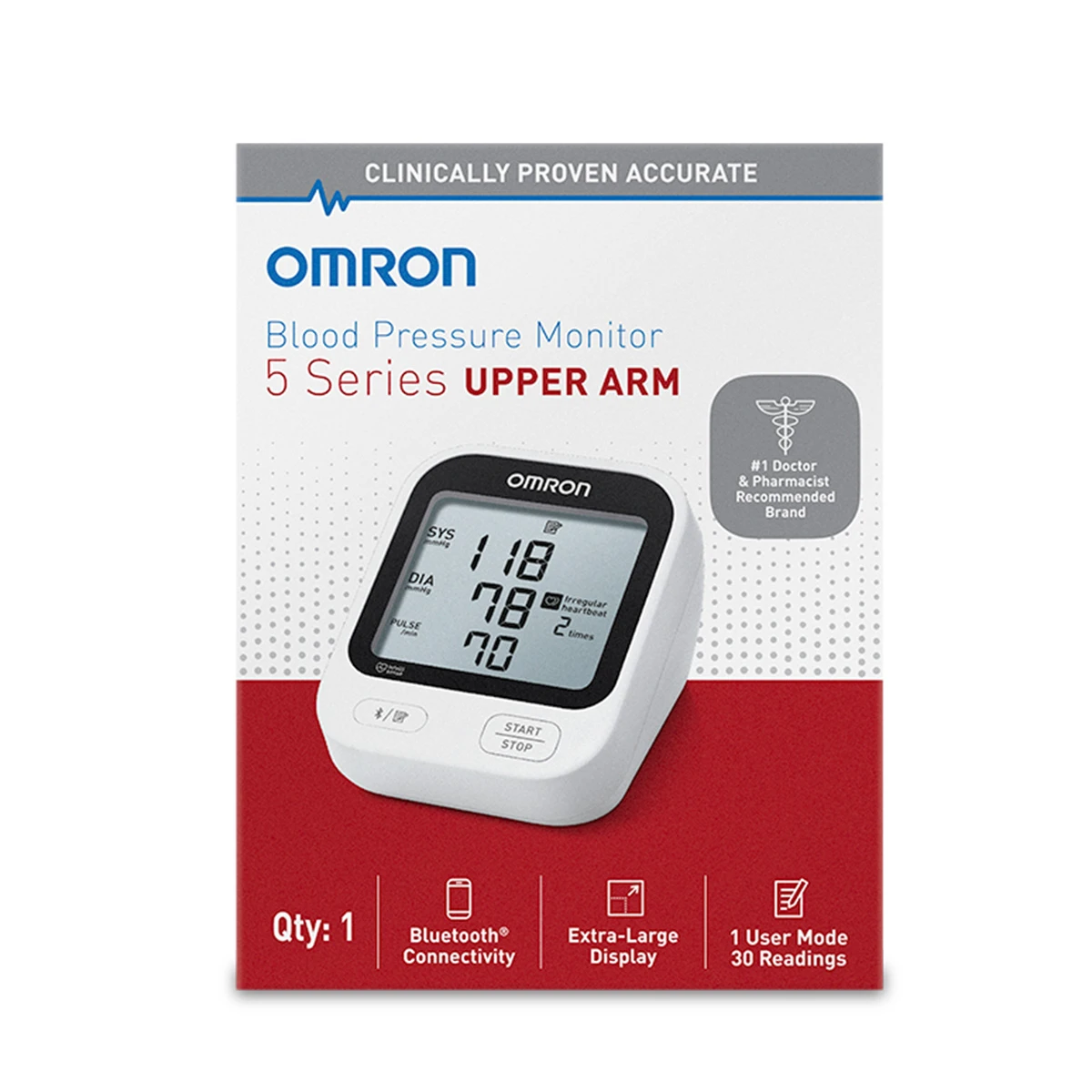 Blood Pressure Monitor Omron 5 Series Upper Arm