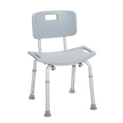 Bath Bench Carex® Without Arms Plastic Frame Without Backrest 21 Inch Seat Width 400 lbs. Weight Capacity